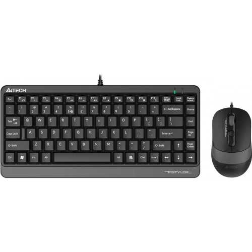 Комплект A4Tech F1110 черный/серый