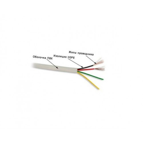 Кабель Lanmaster TWT-TEL4/100-GY