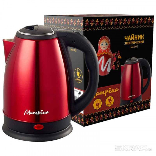 Чайник электрический Матрёна MA-002 красный