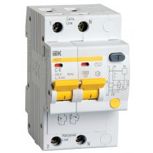 Выключатель дифференциальный IEK MAD10-2-006-C-010