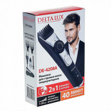 Машинка для стрижки Delta LUX DE-4208A черный