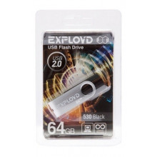 Флэш-накопитель Exployd 64GB 530 черный