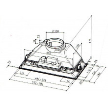 Встраиваемая вытяжка Faber Inka Smart HC X A70 (305.0599.308)