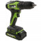 Аккумуляторная дрель-шуруповерт GreenWorks GD24DD90 (3707507)