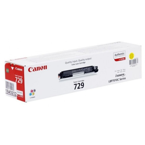 Картридж Canon 729Y 4367B002
