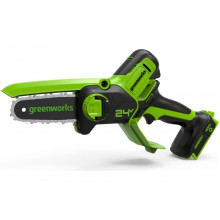 Аккумуляторная цепная пила GreenWorks G24MCS10 (2008207)