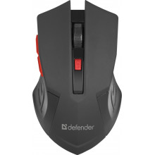 Мышь Defender Accura MM-275 красный/черный (52276)