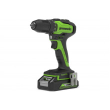Аккумуляторная дрель-шуруповерт GreenWorks GD24DD35K2 (3704007UA)