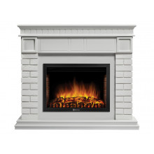 Портал каминный Firelight Bricks 25 белый/белая эмаль
