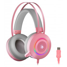 Гарнитура A4Tech G521 розовый
