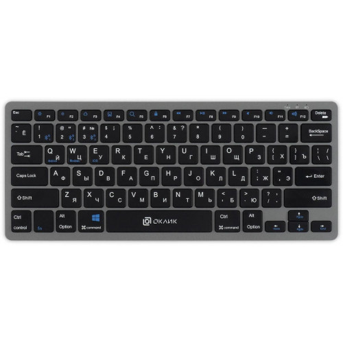 Клавиатура Oklick 835S серый/черный
