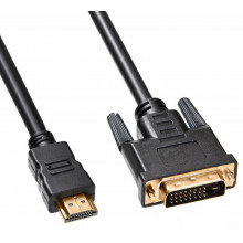 Кабель Buro HDMI-19M-DVI-D-1.8M