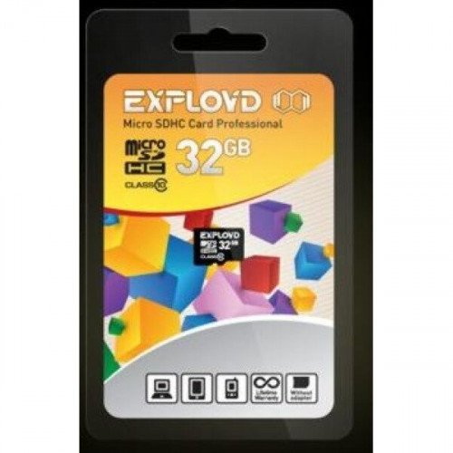 Карта памяти Exployd MicroSDHC Class 10 32GB