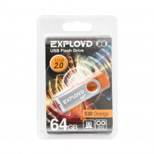 Флэш-накопитель Exployd 64GB 530 оранжевый