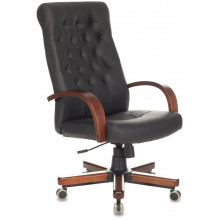 Кресло руководителя Бюрократ T-9928WALNUT/CHOK