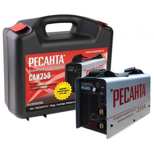 Сварочный аппарат инверторный Ресанта САИ 250 в кейсе (65/23)