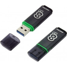 Флэш-накопитель Smartbuy Glossy 8GB dark grey