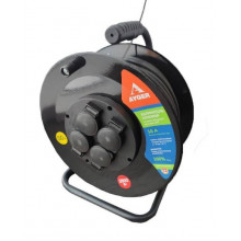 Удлинитель силовой на катушке Ayger 3500 Вт 50м IP 44 (c/з) (50036)