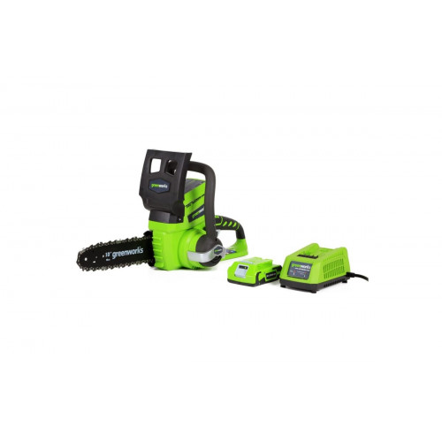 Аккумуляторная цепная пила GreenWorks G24CS25K2 (2007707UA)