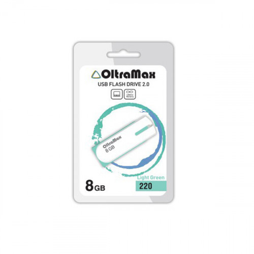 Флеш накопитель OltraMax OM-8GB-220 зеленый