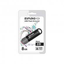 Флеш-накопитель Exployd 8GB-570 черный