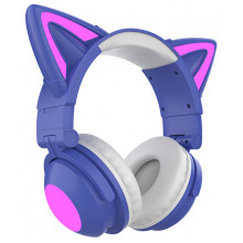 Наушники Qumo Party Cat Mini Violet-blue