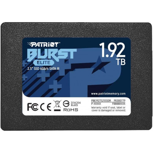 Накопитель SSD Patriot PBE192TS25SSDR