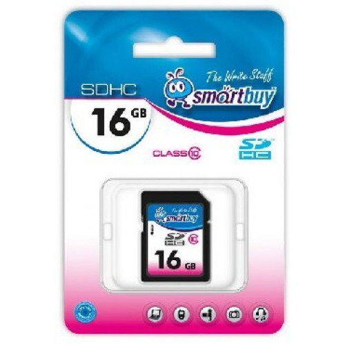 Карта памяти Smartbuy SDHC Class10 16GB