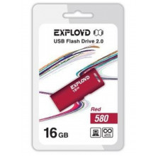 Флеш-накопитель Exployd 16GB-580-красный