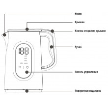 Чайник электрический Leran EKM 1560 STDW