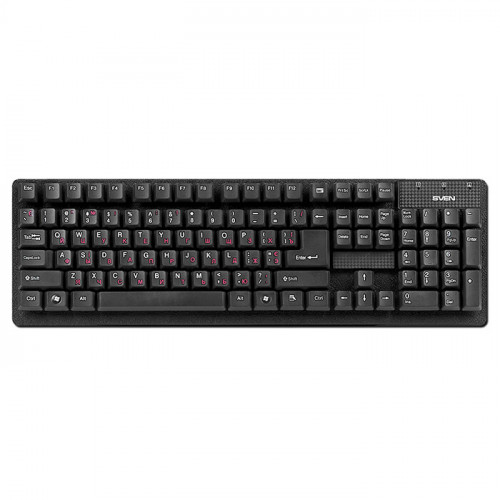 Клавиатура Sven Standard 301 Black USB