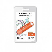 Флеш-накопитель Exployd 16GB-570 оранжевый