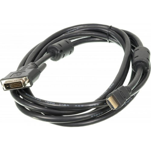 Кабель Ningbo DVI-D (m) HDMI (m) 5м феррит.кольца