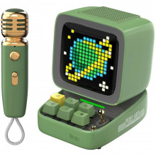 Портативная акустика Divoom Ditoo Mic зеленая 41000009684