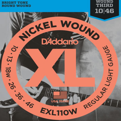 Струны D'Addario EXL110W