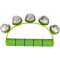 Бубенцы ручные Bee DF501A green