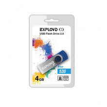 Флеш-накопитель Exployd 4GB 530 синий