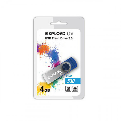 Флеш-накопитель Exployd 4GB 530 синий