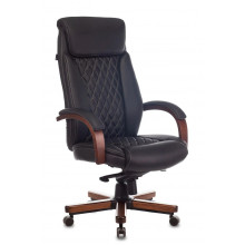 Кресло руководителя Бюрократ T-9924WALNUT/BLACK