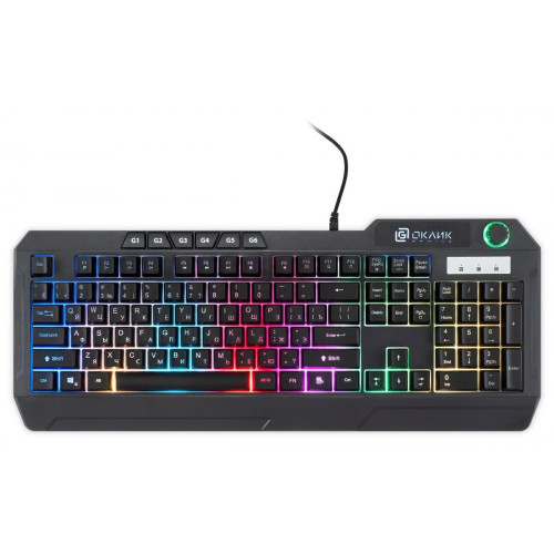 Клавиатура Oklick 715G черный