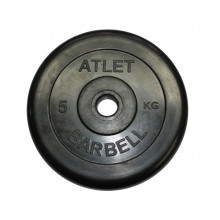 Диск обрезиненный MB Barbell Atlet MB-AtletB51-5