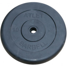 Диск обрезиненный MB Barbell MB-AtletB26-10