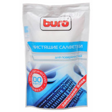 Чистящие средство Buro BU-Zsurface чистящие салфетки для поверхностей запасной блок к тубе 100 шт