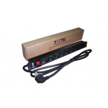 Блок распределения питания Lanmaster TWT-PDU19-16A8P-1.8