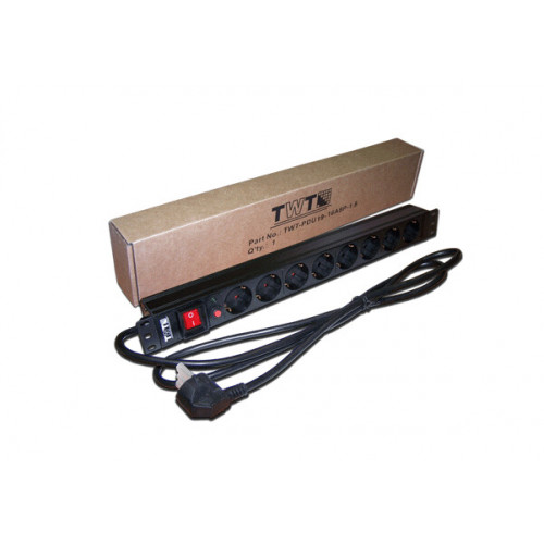 Блок распределения питания Lanmaster TWT-PDU19-16A8P-1.8