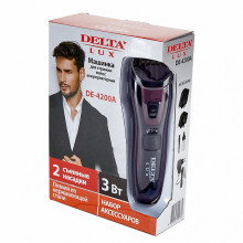 Машинка для стрижки Delta LUX DE-4200А фиолетовый