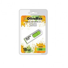 Флеш накопитель OltraMax OM-16GB-250-зеленый
