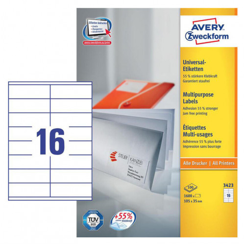 Этикетки Avery Zweckform 3423