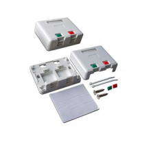 Розетка Lanmaster NM-EL45X45-WH