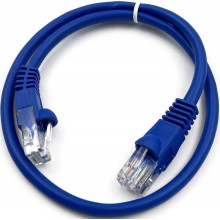 Кабель патч-корд Buro UTP-5E-1M-BL